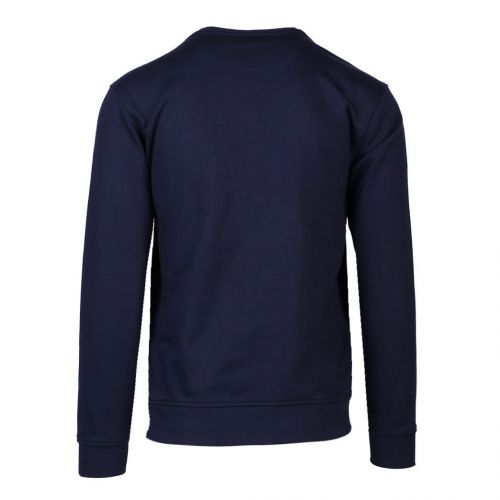 Mens Navy Basic Crew Sweat Top 97713 by Lacoste from Hurleys
