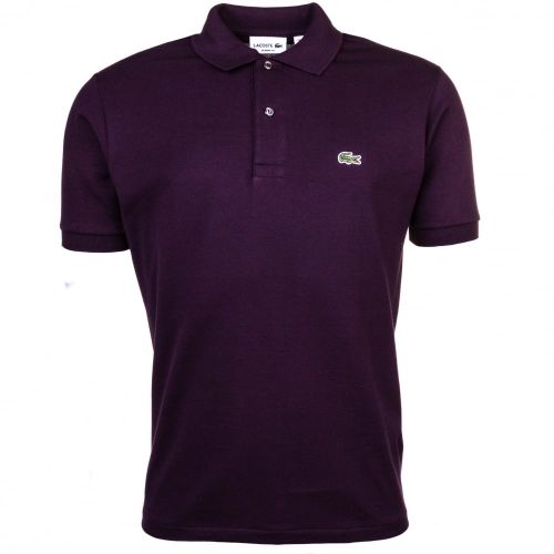 Mens Burgundy Classic Marl S/s Polo Shirt 61706 by Lacoste from Hurleys