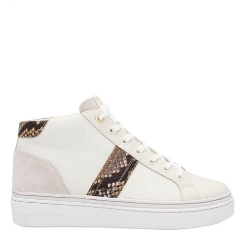 Womens Cream Chapman Mid Trainers 84941 by Michael Kors from Hurleys