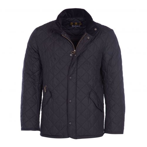Mens Navy Chelsea Sportsquilt Jacket 88691 by Barbour from Hurleys
