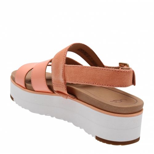 Womens Beverly Pink Braelynn Flatform Sandals 59526 by UGG from Hurleys