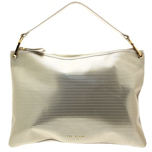 Womens Gold Ellie Leather Striped Shoulder Bag 54257 by Ted Baker from Hurleys