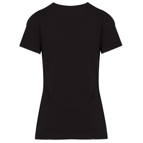 Womens Black Logo Heart S/s T Shirt 39432 by Love Moschino from Hurleys