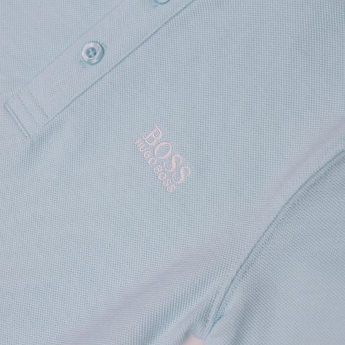 Boys Turquoise Tipped Branded S/s Polo Shirt 38342 by BOSS from Hurleys