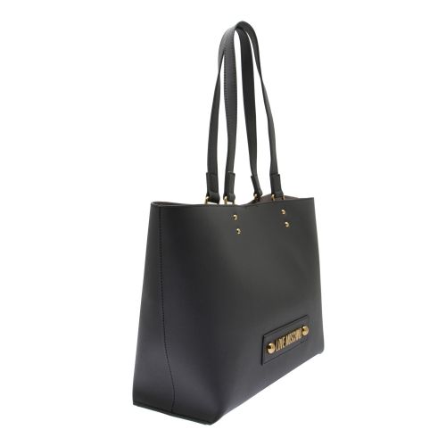 Womens Black Smooth Shopper Bag 53190 by Love Moschino from Hurleys