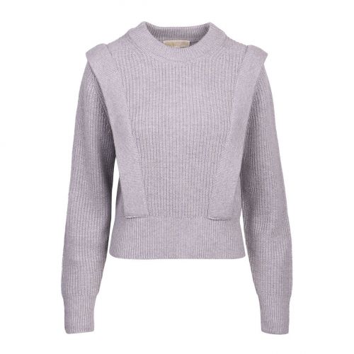 Womens Pearl Heather Structured Cashmere Knitted Jumper 96865 by Michael Kors from Hurleys