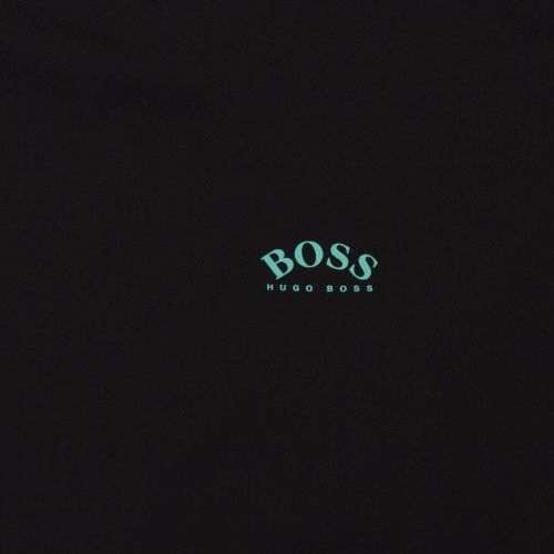 Athleisure Mens Black/Blue Tee Curved S/s T Shirt 55065 by BOSS from Hurleys