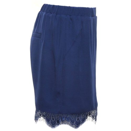 Womens Insignia Blue Yasinsigma Lace Shorts 70845 by Y.A.S from Hurleys