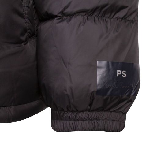 Womens Black Swirl Lined Fibre Down Jacket 93736 by PS Paul Smith from Hurleys