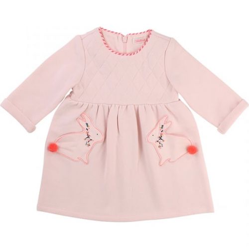 Baby Girls Pink Rabbit Detail Dress 13064 by Billieblush from Hurleys