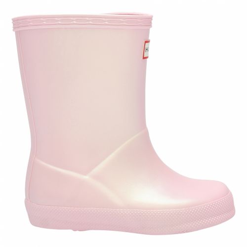 Girls Bella Pink First Classic Nebula Wellington Boots (4-8) 50116 by Hunter from Hurleys
