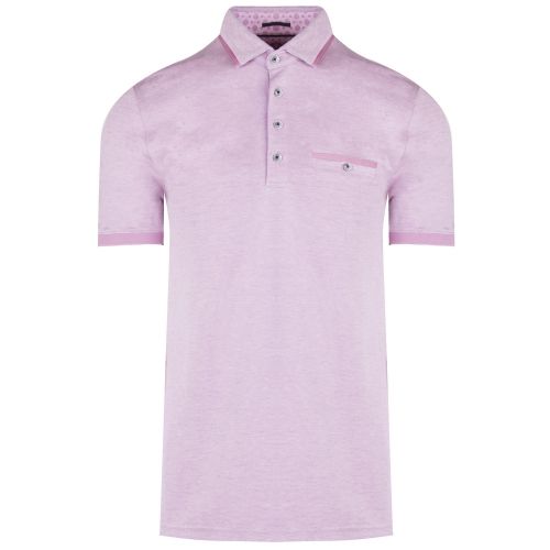 Mens Deep Pink Jakturc Soft Touch S/s Polo Shirt 35979 by Ted Baker from Hurleys