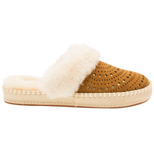 Womens Chestnut Aira Sunshine Perf Slippers 17729 by UGG from Hurleys