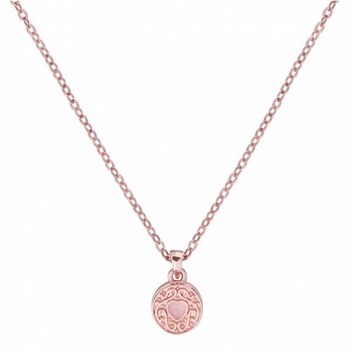Womens Rose Gold/Mid Pink Baltia Biscuit Button Pendant 40577 by Ted Baker from Hurleys