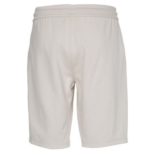 Calvin Klein Sweat Shorts Mens Stony Beige Interlock Micro Logo 