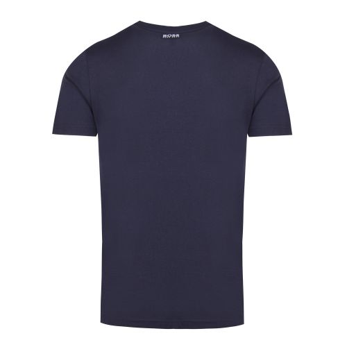 Athleisure Mens Navy/Silver Tee 1 Curved Logo S/s T Shirt 45186 by BOSS from Hurleys