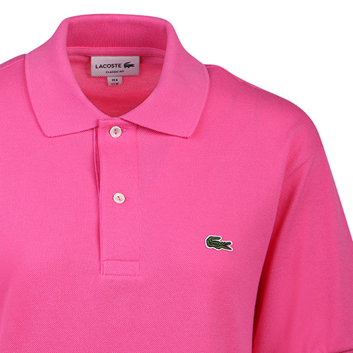 Mens Bright Pink Classic L.12.12 S/s Polo Top 107615 by Lacoste from Hurleys