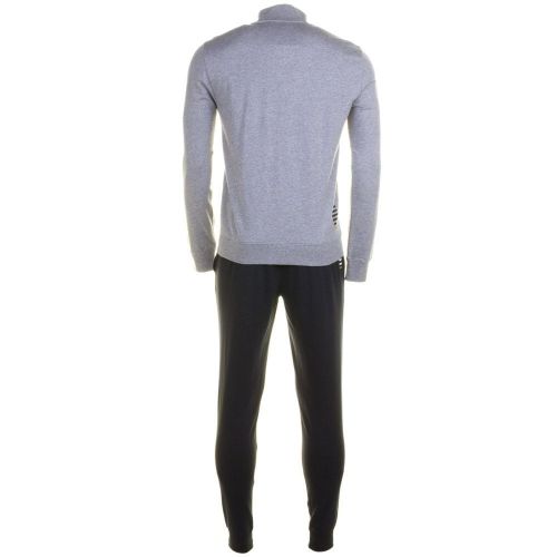 Mens Grey & Navy Training Core Identity Cotton Tracksuit 64265 by EA7 from Hurleys