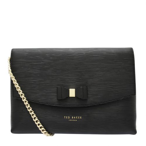 Womens Black Atenaa Bow Clutch Bag 77818 by Ted Baker from Hurleys