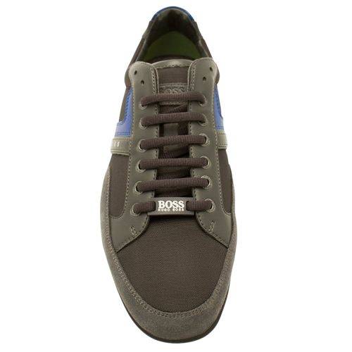 Mens Dark Grey Spacit Trainers 18818 by BOSS from Hurleys