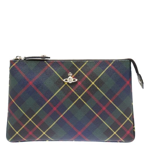 Womens Hunting Tartan Derby Top Zip Purse Pouch 36264 by Vivienne Westwood from Hurleys