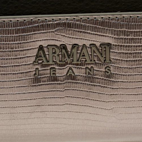 Womens Black Metallic Detail Shopper 70348 by Armani Jeans from Hurleys
