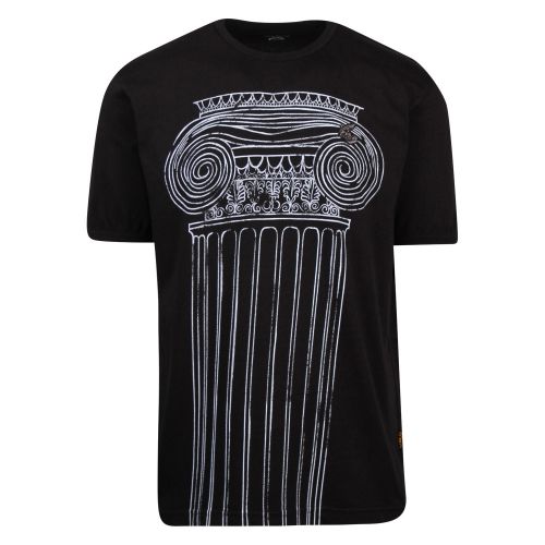 Anglomania Mens Black Pillar Print Classic S/s T Shirt 54654 by Vivienne Westwood from Hurleys