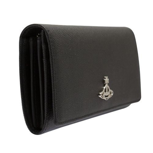 Womens Black Windsor Leather Long Card Purse 76049 by Vivienne Westwood from Hurleys