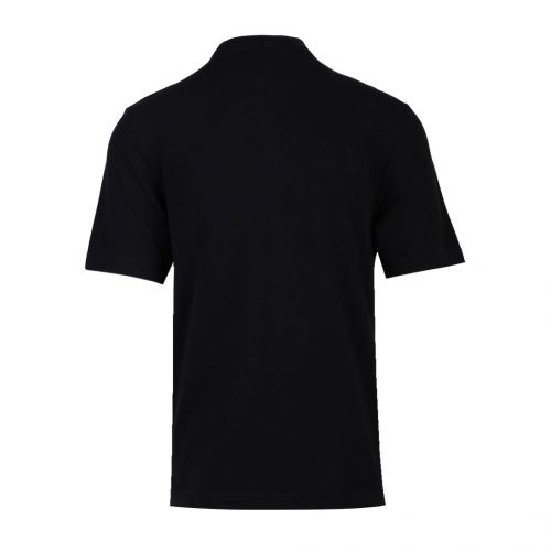 Mens Black Stripe Henley S/s Polo Shirt 97719 by Fred Perry from Hurleys