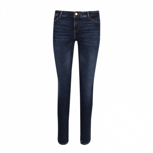 Womens Blue J23 Mid Rise Push Up Skinny Jeans 48016 by Emporio Armani from Hurleys