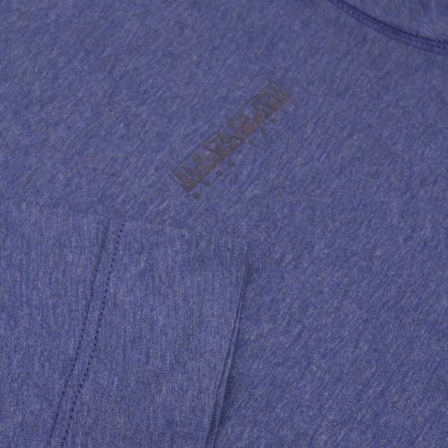 Mens Blue Marl Shew Small Logo S/s T Shirt 24441 by Napapijri from Hurleys