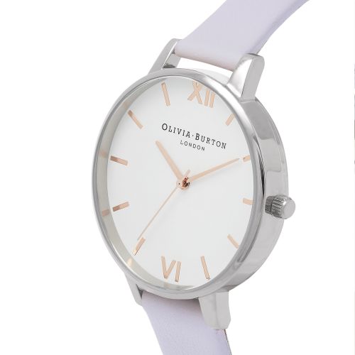 Womens Parma Violet & Rose Gold & Silver White Dial Watch 27946 by Olivia Burton from Hurleys