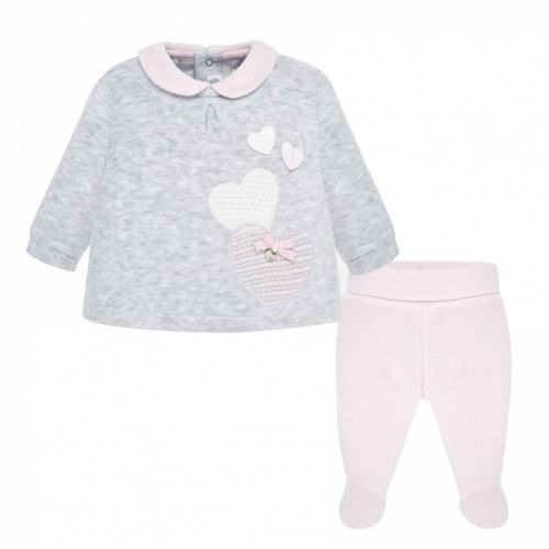 Baby Rose Soft Heart Babygrow 48349 by Mayoral from Hurleys