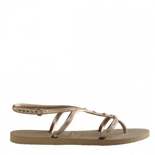 Womens Rose Gold Allure Maxi Flip Flops 10285 by Havaianas from Hurleys