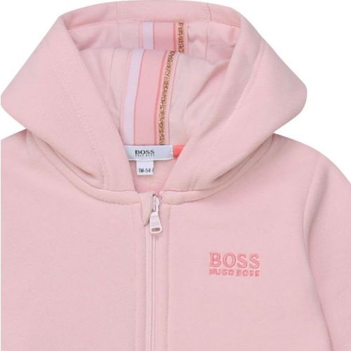 BOSS Baby Pale Pink Soft Sweater All In One 75248 by BOSS from Hurleys