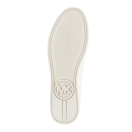 Womens White & Silver Irving Trainers 8373 by Michael Kors from Hurleys