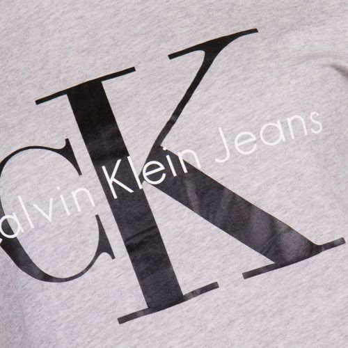 Womens Light Grey Shrunken True Icon S/s T Shirt 10238 by Calvin Klein from Hurleys