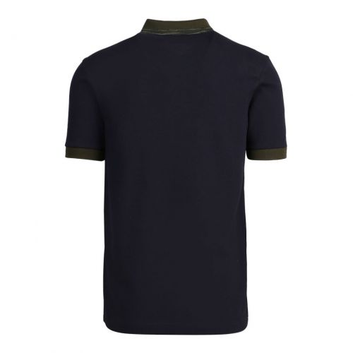 Mens Navy Space Dye Tipped S/s Polo Shirt 97640 by Fred Perry from Hurleys