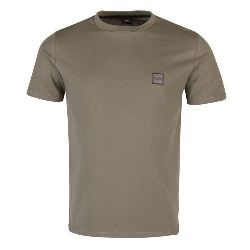 Casual Mens Dark Green Tales S/s T Shirt 26364 by BOSS from Hurleys