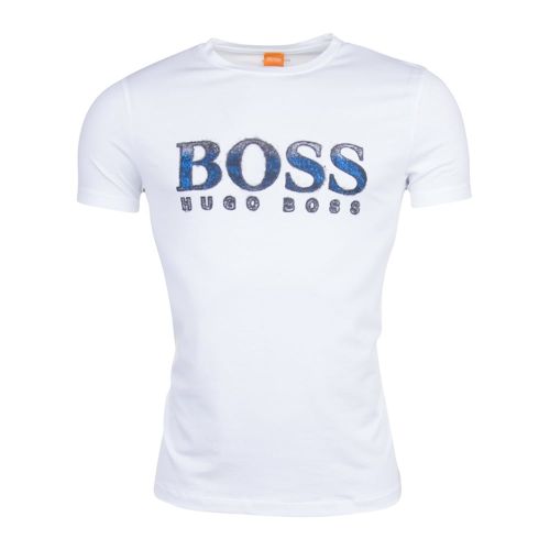 Mens White Turbulence 2 S/s Tee Shirt 9405 by BOSS from Hurleys