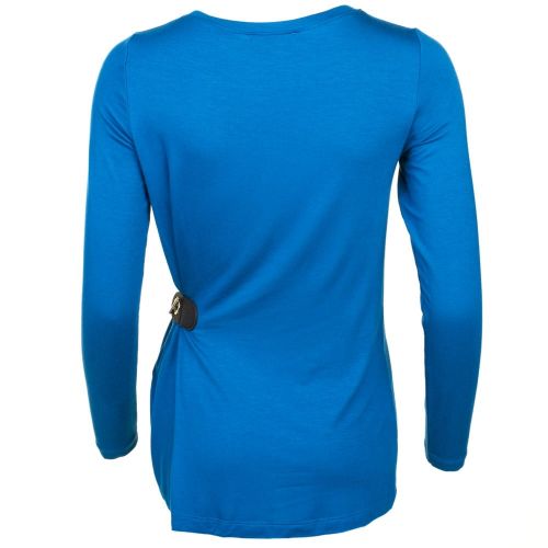 Womens Royal Blue Chain Fasten Detail Top 68003 by Versace Jeans from Hurleys