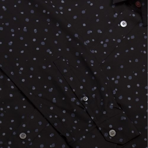Mens Navy Large Spot Slim L/s Shirt 28790 by PS Paul Smith from Hurleys