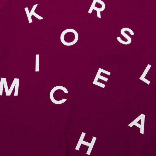 Womens Garnet Tossed Graphic Logo S/s T Shirt 43184 by Michael Kors from Hurleys