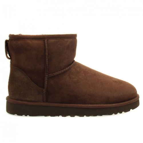 Womens Chocolate Classic Mini Boots 6151 by UGG from Hurleys