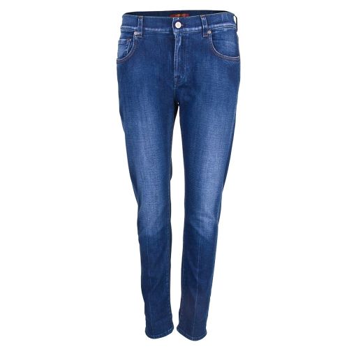Womens Left Hand Dark Relaxed Skinny Jeans 72259 by 7 For All Mankind from Hurleys