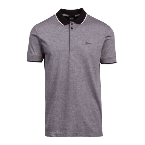 Athleisure Mens Black Paddy 2 Regular Fit S/s Polo Shirt 73810 by BOSS from Hurleys