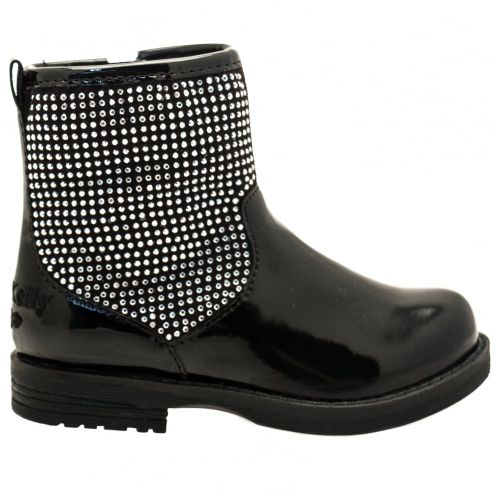 Girls Black Patent Betty Boots (22-27) 66488 by Lelli Kelly from Hurleys