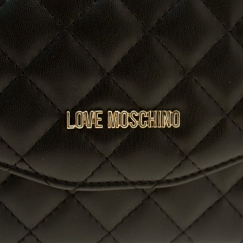 Womens Black Quilted Bag 72809 by Love Moschino from Hurleys