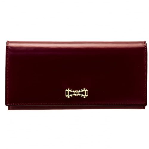 Womens Oxblood Emerize Bow Matinee Purse 63316 by Ted Baker from Hurleys