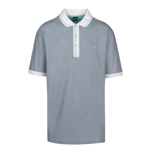 Athleisure Mens Big & Tall Green B-Paddy 2 Regular Fit S/s Polo Shirt 44689 by BOSS from Hurleys